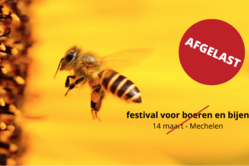 202003 Festival Boeren Bijen Annulatie